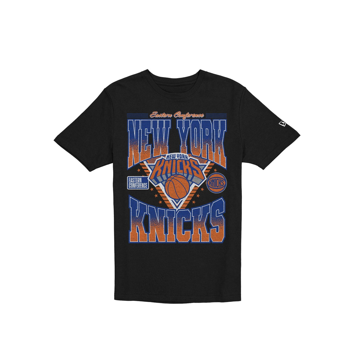 New York Knicks 2025 NBA Playoff Black T-Shirt