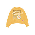 Pittsburgh Steelers Throwback Women's Washed Crewneck