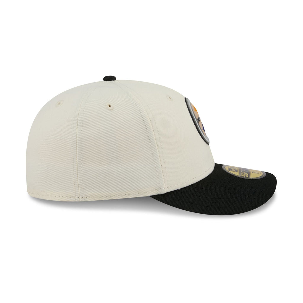 Pittsburgh Steelers Tonal Florals White 59FIFTY Fitted Hat