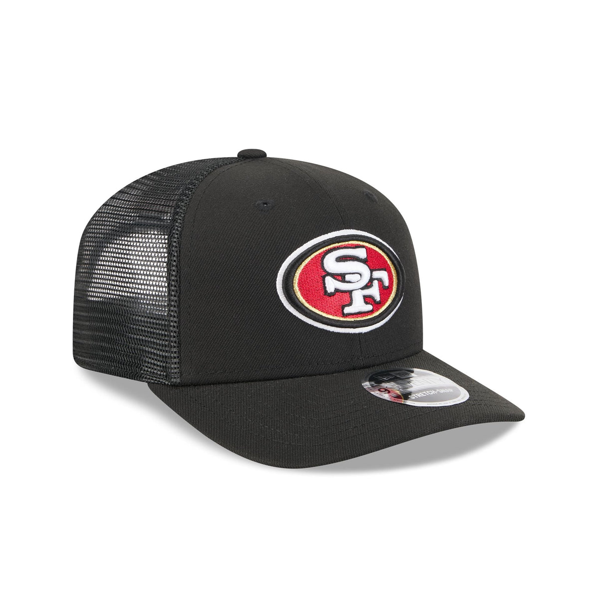 San Francisco 49ers Team Black 9SEVENTY Trucker Hat