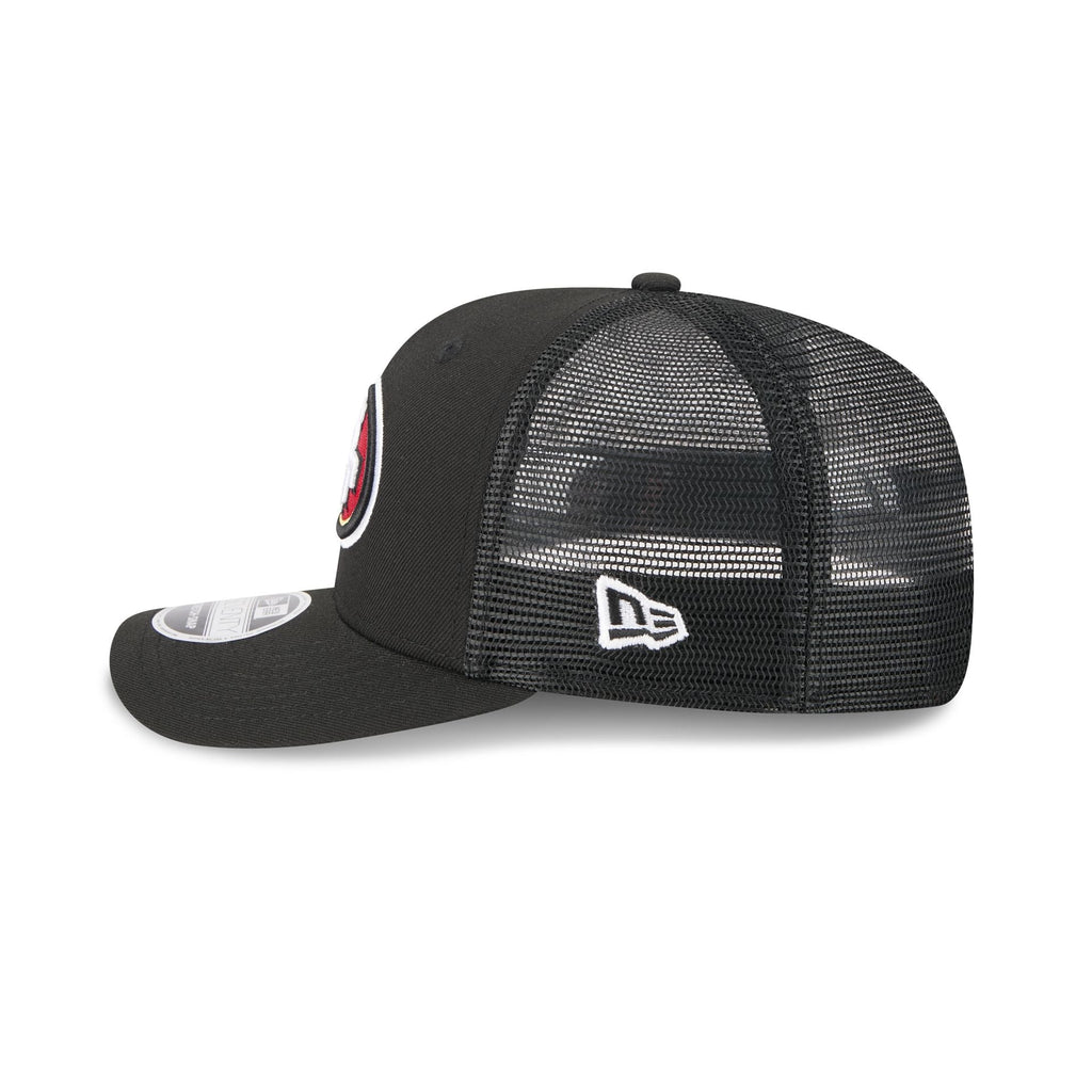 San Francisco 49ers Team Black 9SEVENTY Trucker Hat