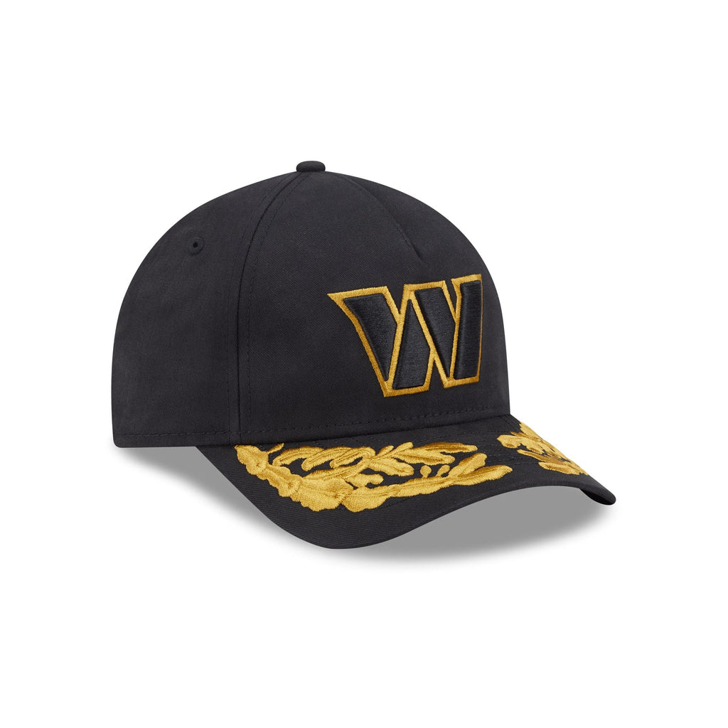 Alpha Industries x Washington Commanders Black 9FORTY M-Crown A-Frame Snapback Hat