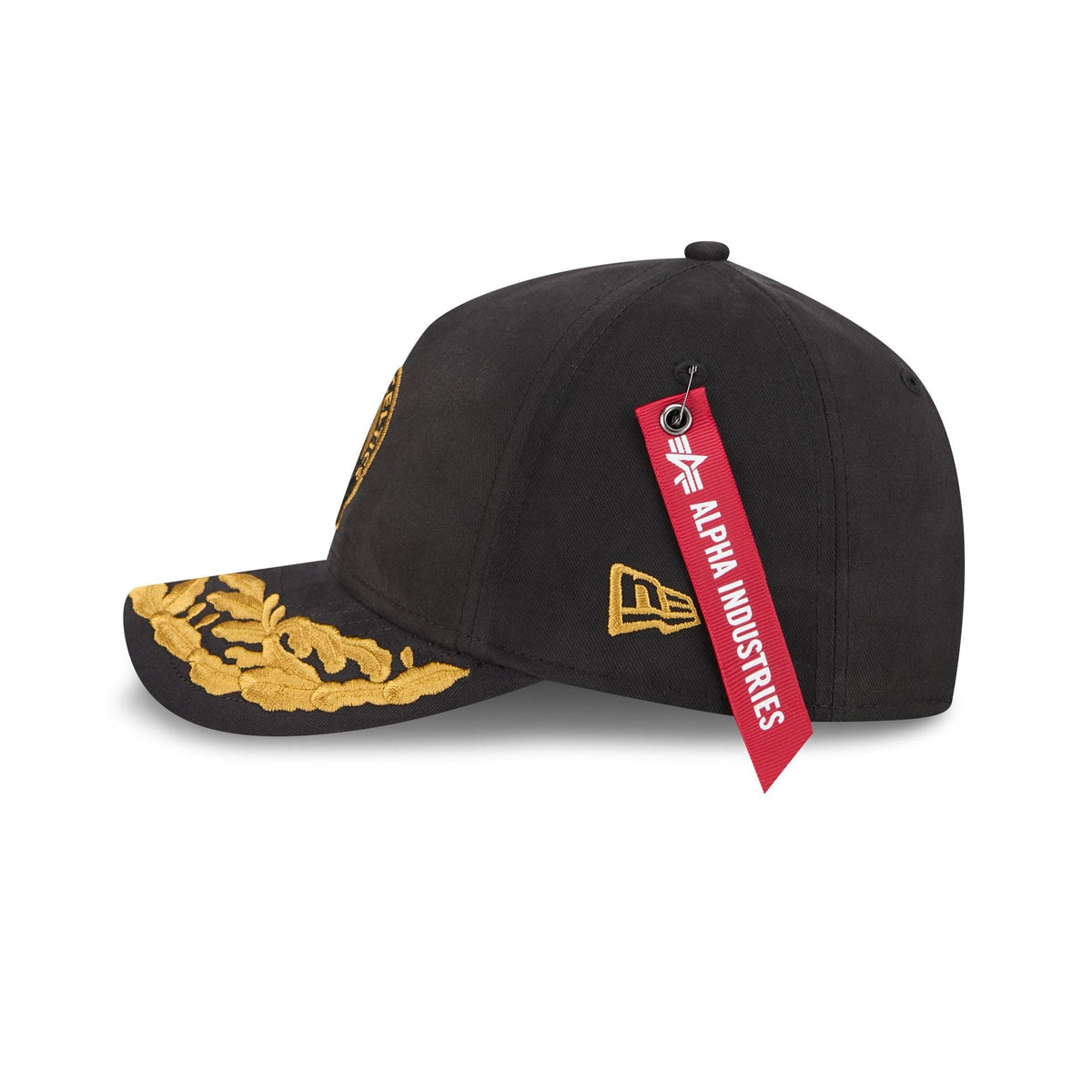 Alpha Industries x Boston Celtics Black 9FORTY M-Crown A-Frame Snapback Hat