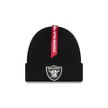 Alpha Industries x Las Vegas Raiders Black Cuff Knit Hat