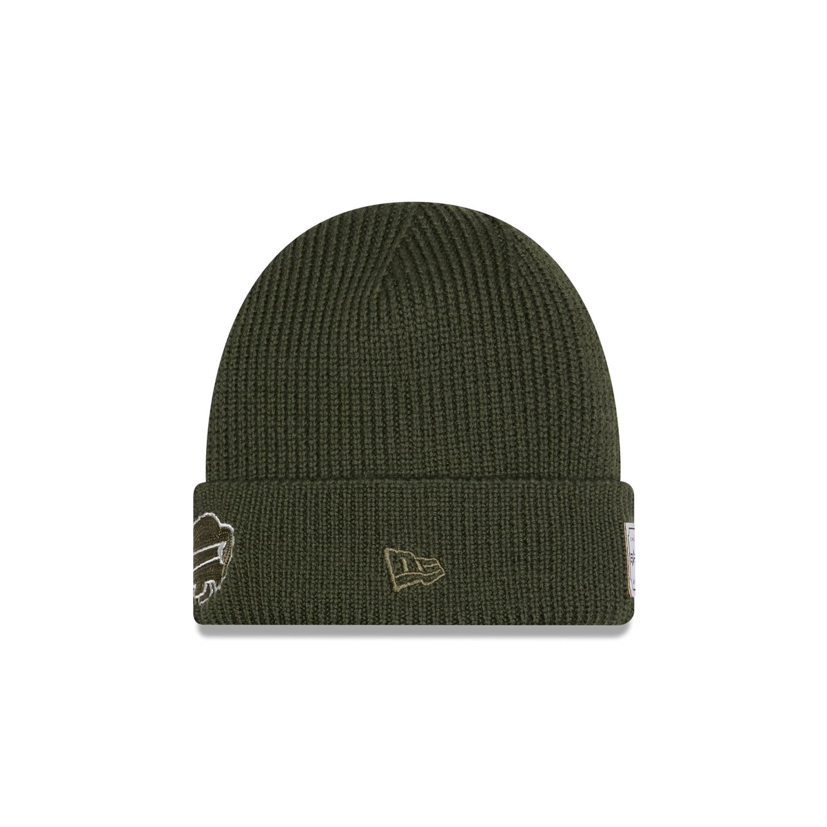 Alpha Industries x Buffalo Bills Olive Green Cuff Knit Hat
