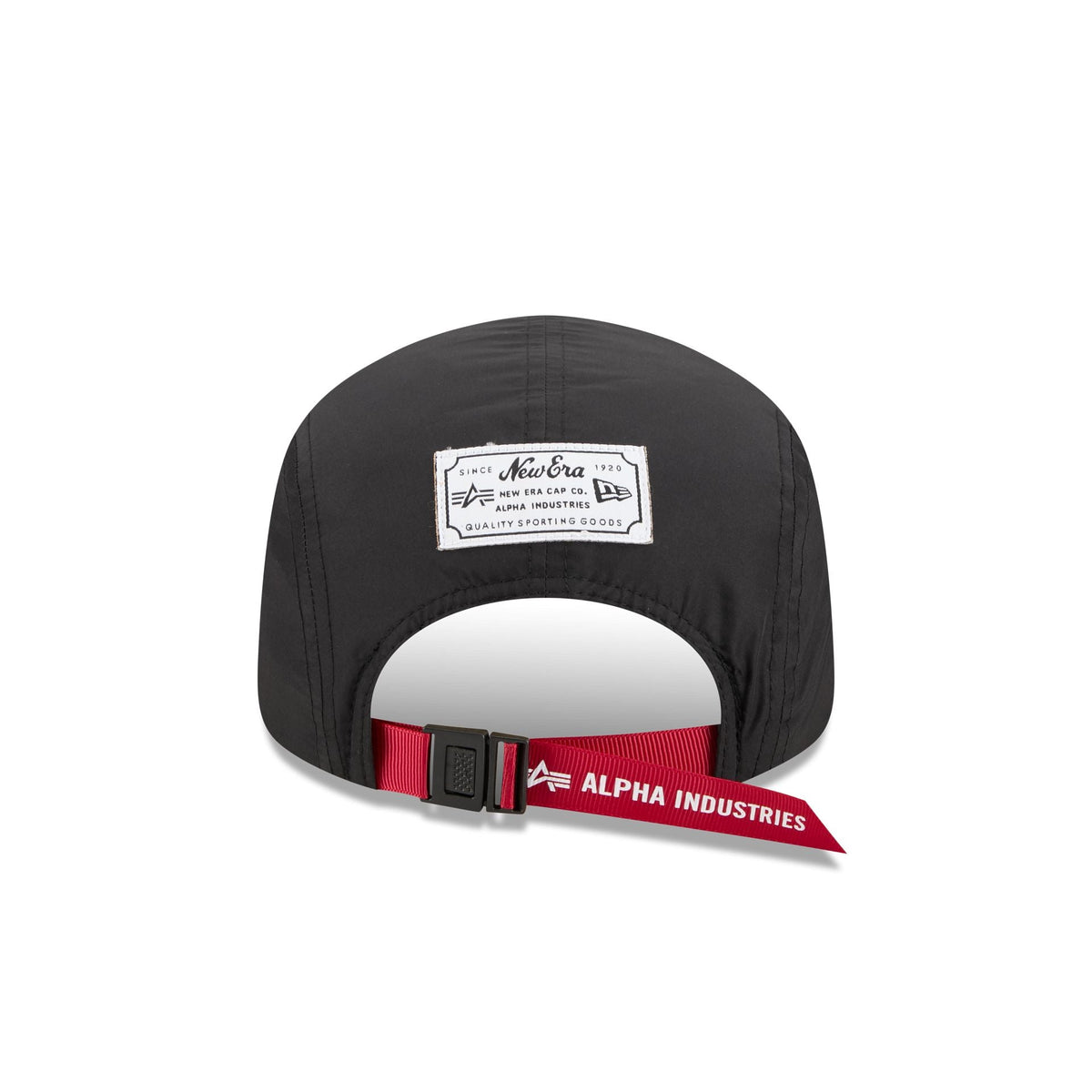 Alpha Industries x Buffalo Bills Black Runner Adjustable Hat