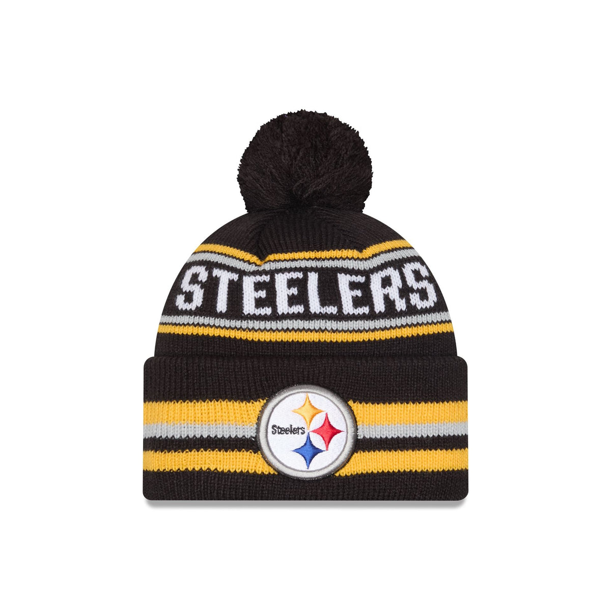Pittsburgh Steelers Classic Pom Knit Hat