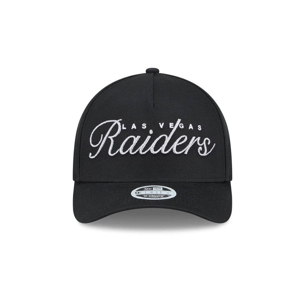 Las Vegas Raiders Metallic Women's 9FORTY M-Crown A-Frame Snapback Hat
