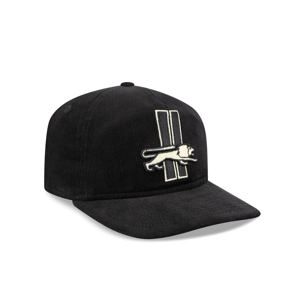 Detroit Lions Nostalgic Black Corduroy 19TWENTY Adjustable Hat