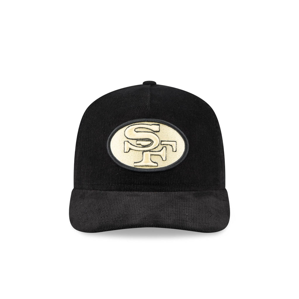 San Francisco 49ers Nostalgic Black Corduroy 19TWENTY Adjustable Hat