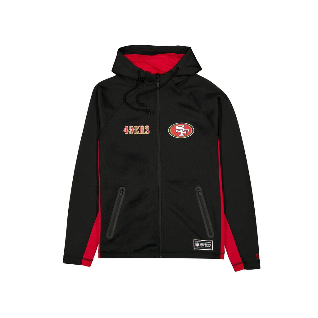 San Francisco 49ers Combine Black Full-Zip Hoodie
