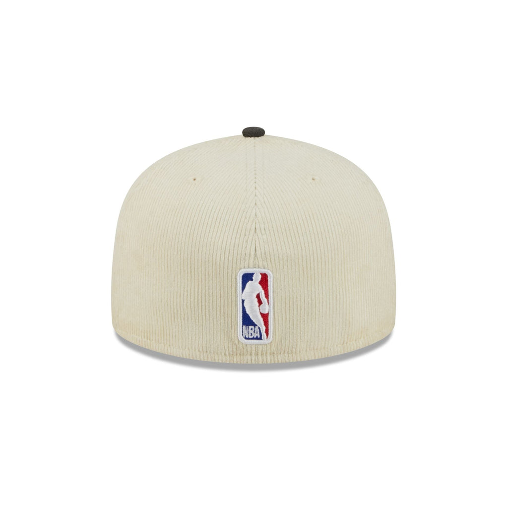 Detroit Pistons 2025 City Edition Chrome White Corduroy 59FIFTY Fitted Hat