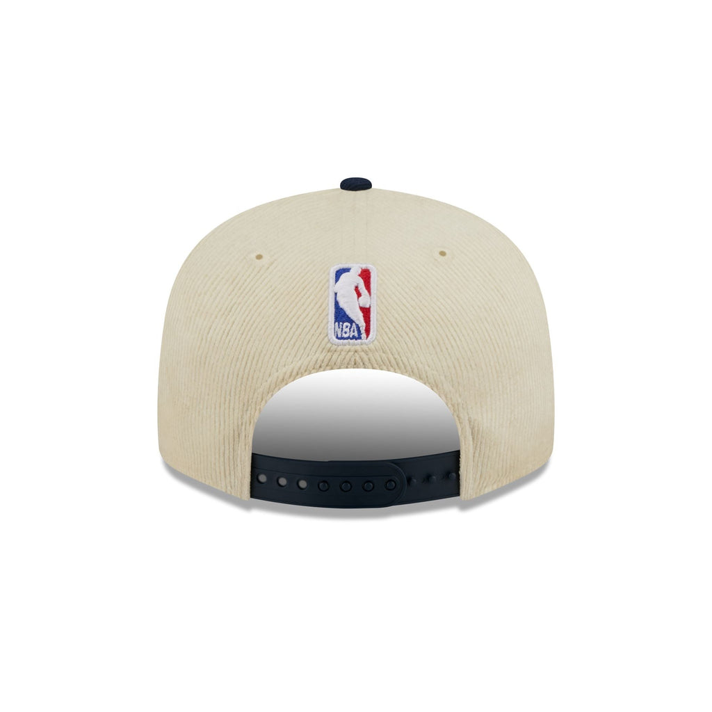 Philadelphia 76ers 2025 City Edition Chrome White Corduroy 9FIFTY Snapback Hat