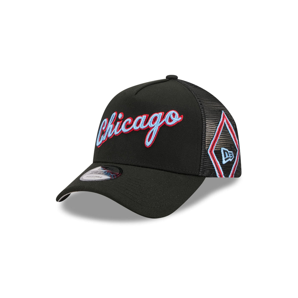 Chicago Bulls 2025 City Edition 9FORTY A-Frame Trucker Hat