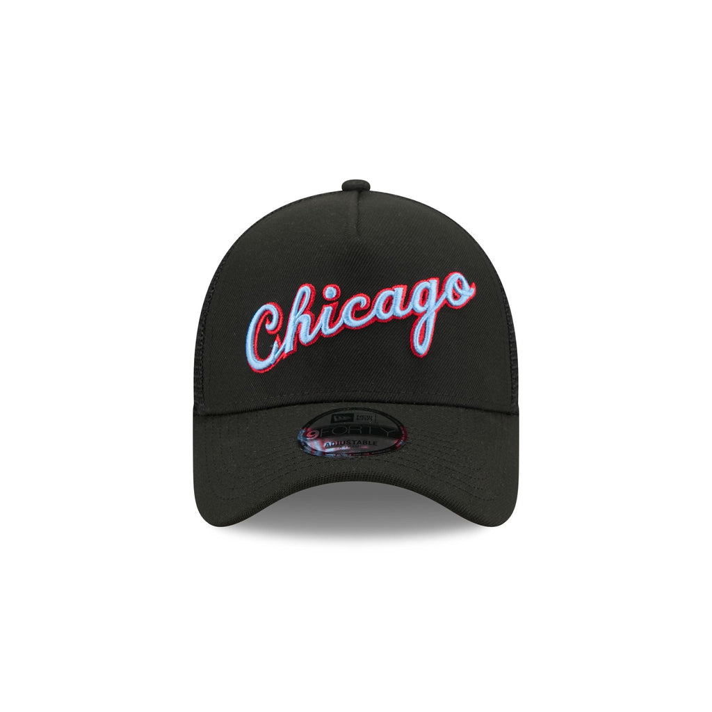 Chicago Bulls 2025 City Edition 9FORTY A-Frame Trucker Hat