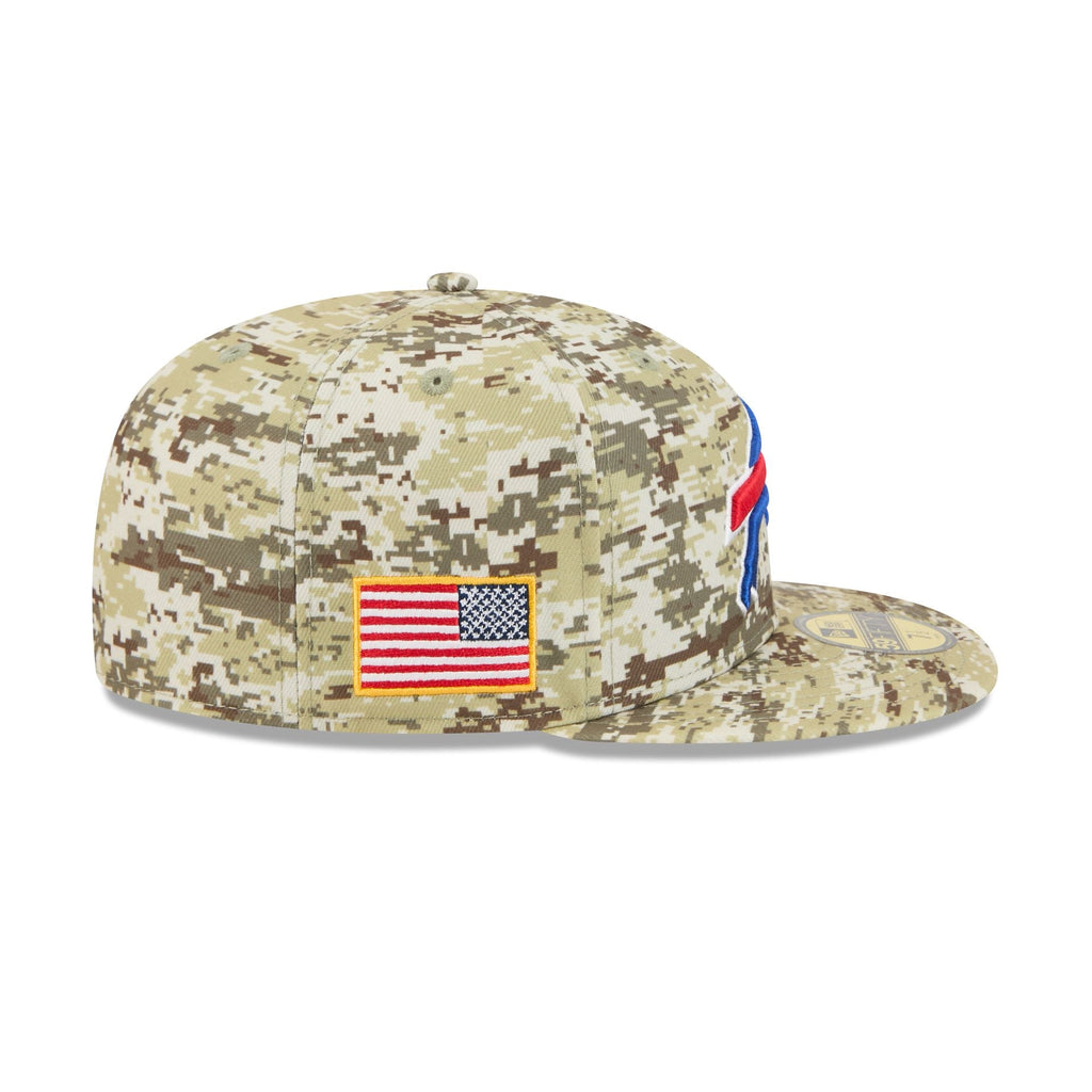Buffalo Bills 2025 Salute to Service Fan Gear 59FIFTY Fitted Hat