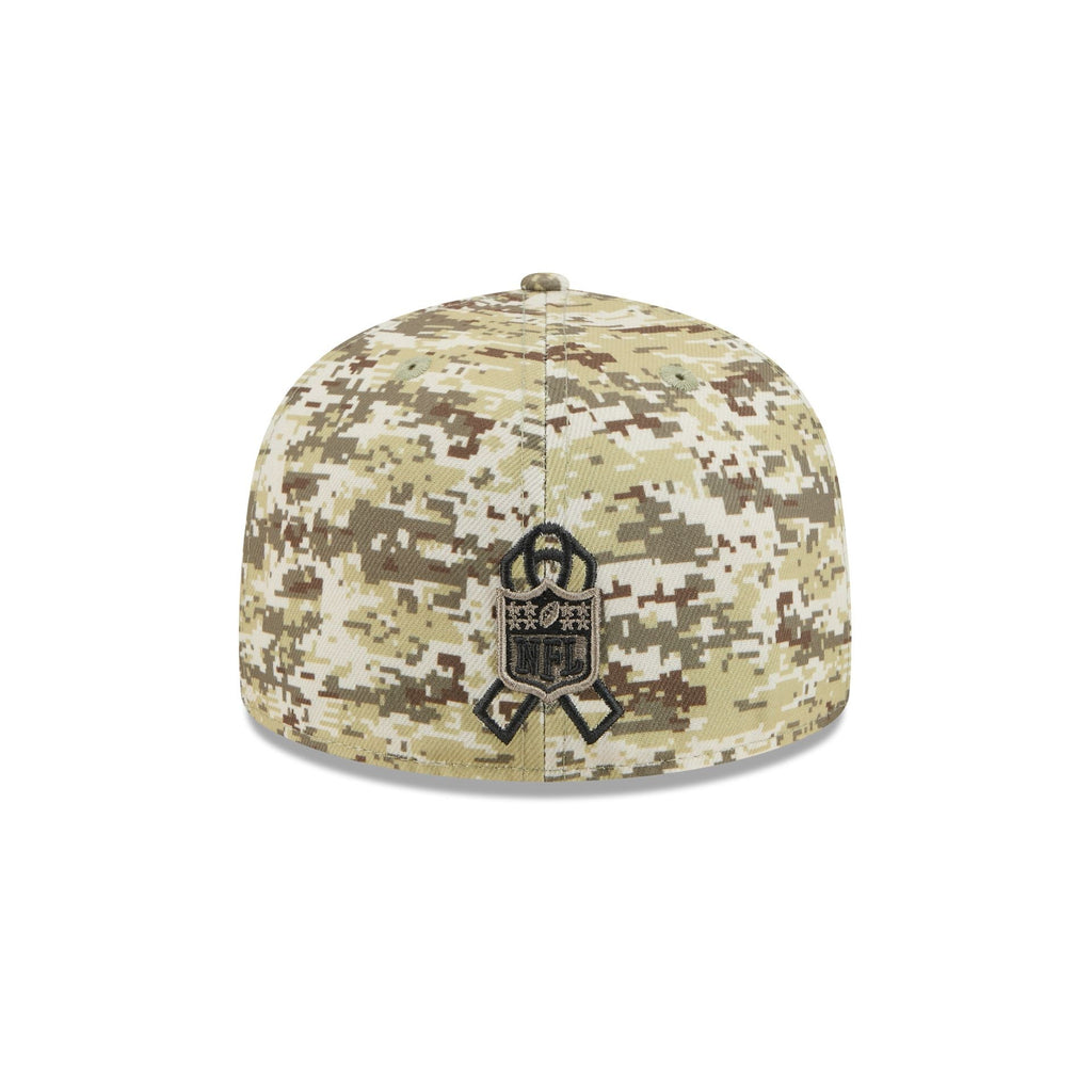 Los Angeles Rams 2025 Salute to Service Fan Gear 59FIFTY Fitted Hat