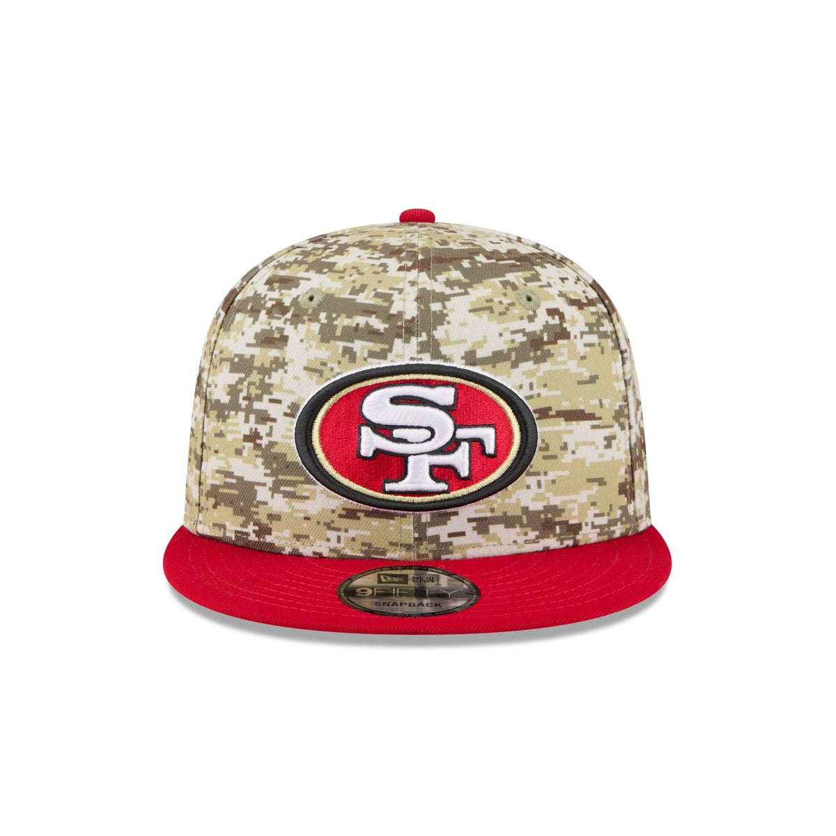 San Francisco 49ers 2025 Salute to Service Fan Gear 9FIFTY Snapback Hat