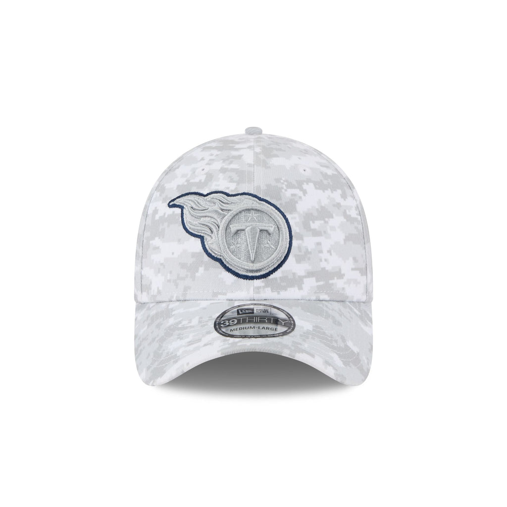 Tennessee Titans 2025 Salute to Service Fan Gear 39THIRTY Stretch Fit Hat