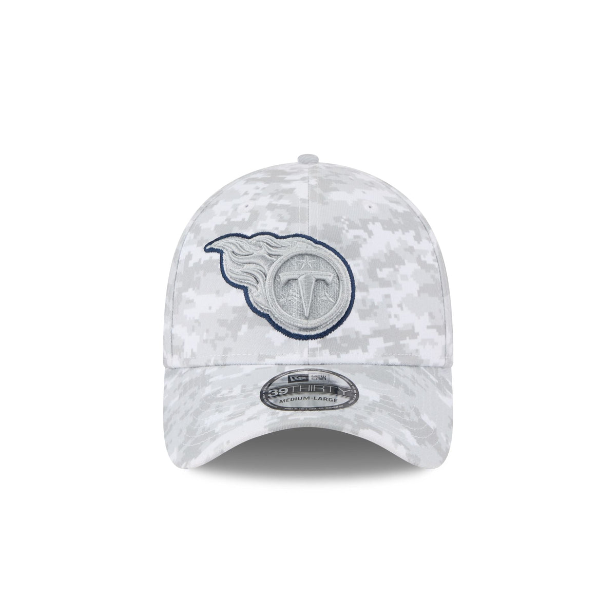 Tennessee Titans 2025 Salute to Service Fan Gear 39THIRTY Stretch Fit Hat