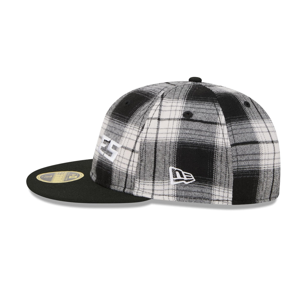 Philadelphia Eagles Grunge Plaid Retro Crown 59FIFTY Fitted Hat