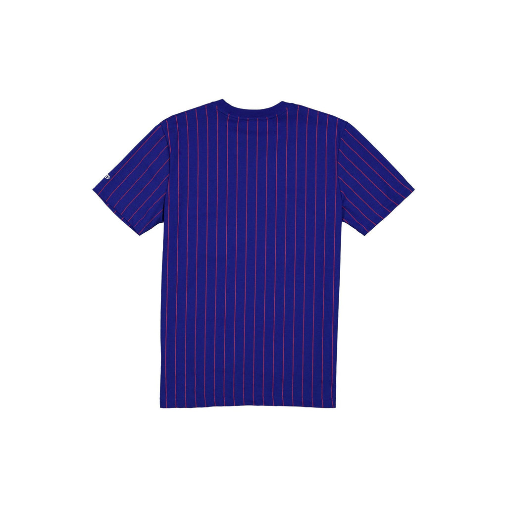 Chicago Cubs Throwback Applique Pinstripe T-Shirt