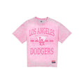 Los Angeles Dodgers Throwback Vintage Wash Women's Pink T-Shirt