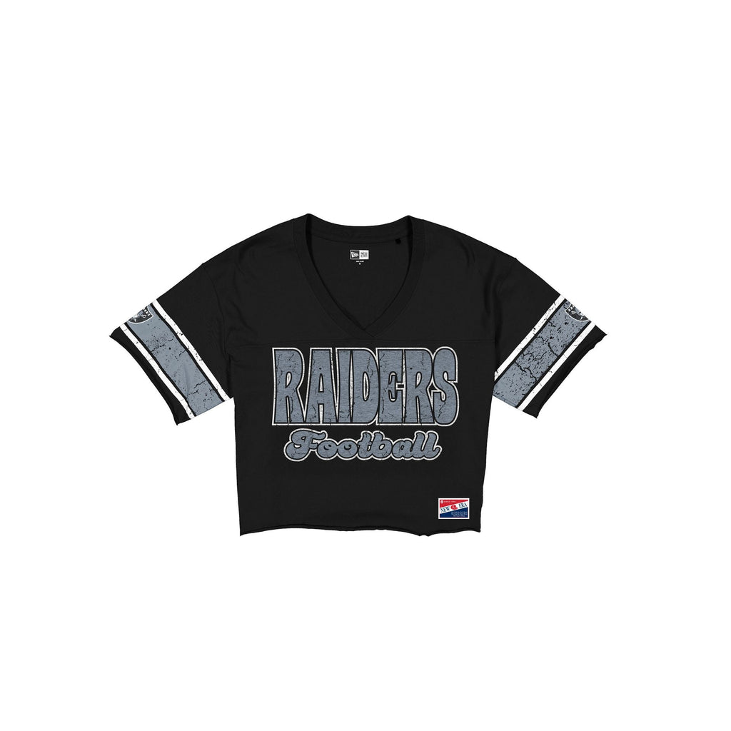 Las Vegas Raiders Throwback Women's Cropped T-Shirt
