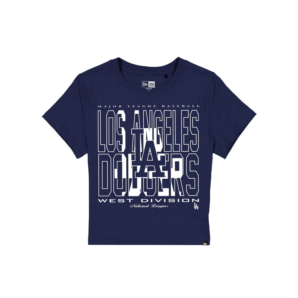 Los Angeles Dodgers Leisure Women's Shrunken Cropped T-Shirt