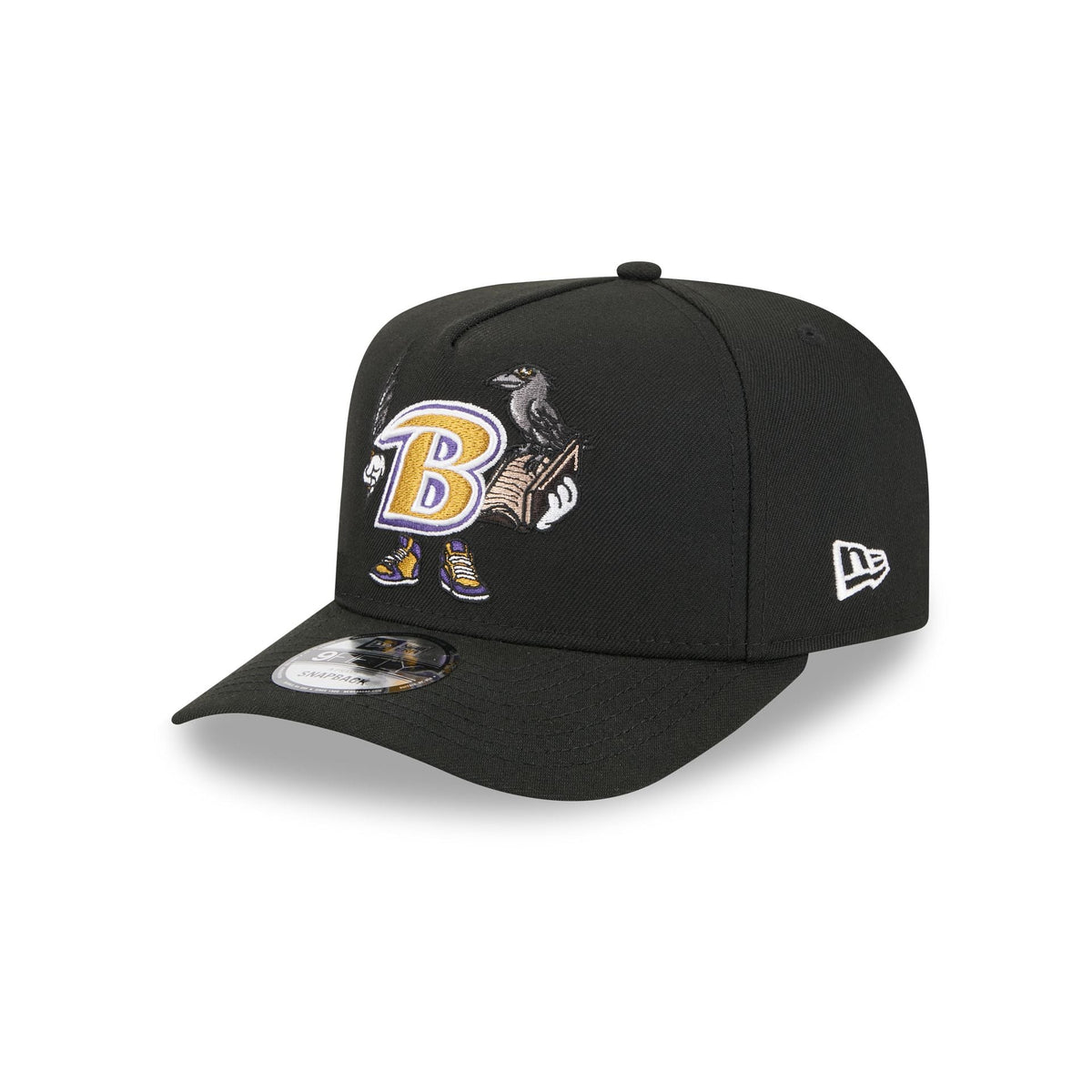 Baltimore Ravens Cartoon 9FIFTY A-Frame Snapback Hat