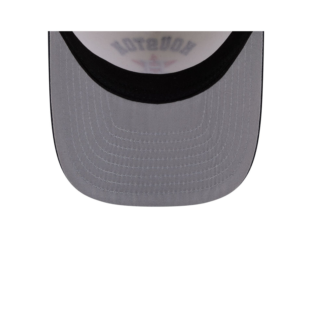 Houston Astros Arched Chrome White 9FIFTY A-Frame Snapback Hat