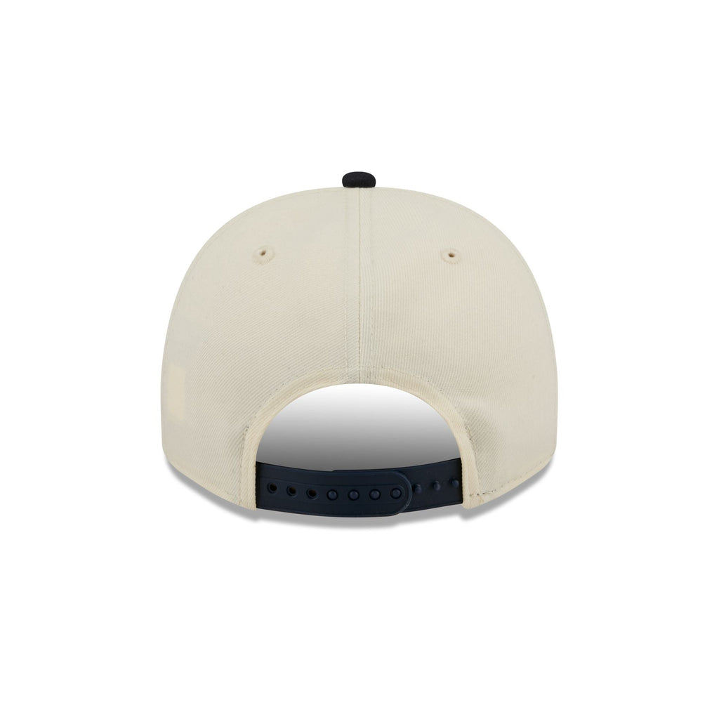 Houston Astros Three Hit Chrome White 9FIFTY A-Frame Snapback Hat