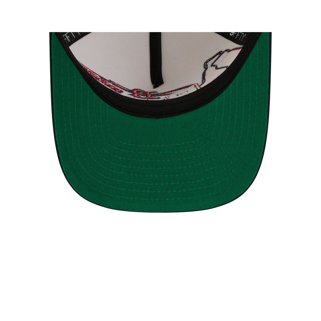 Boston Red Sox Chrome White Classic 9FIFTY A-Frame Snapback Hat