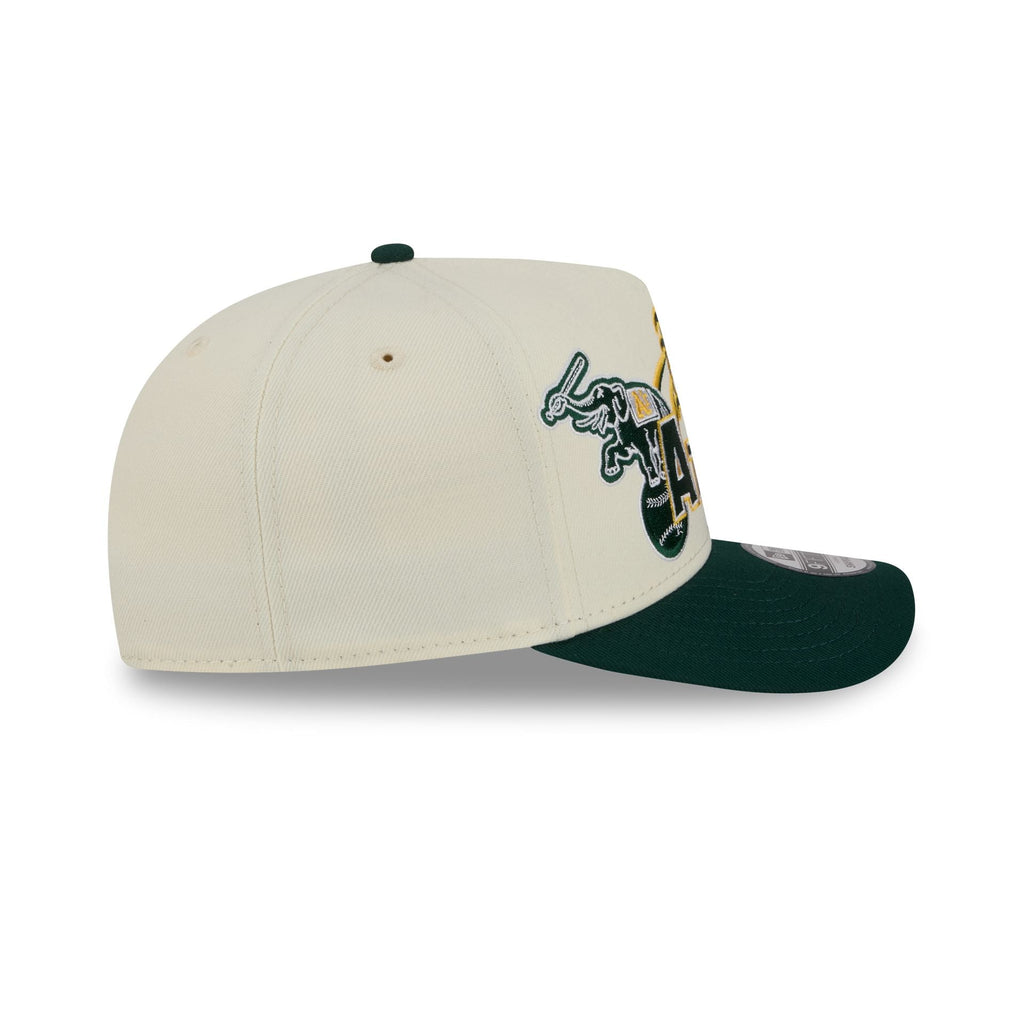 Athletics Chrome White Classic 9FIFTY A-Frame Snapback Hat