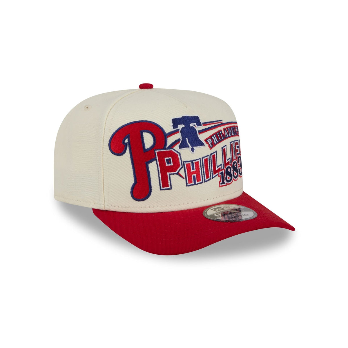 Philadelphia Phillies Chrome White Classic 9FIFTY A-Frame Snapback Hat