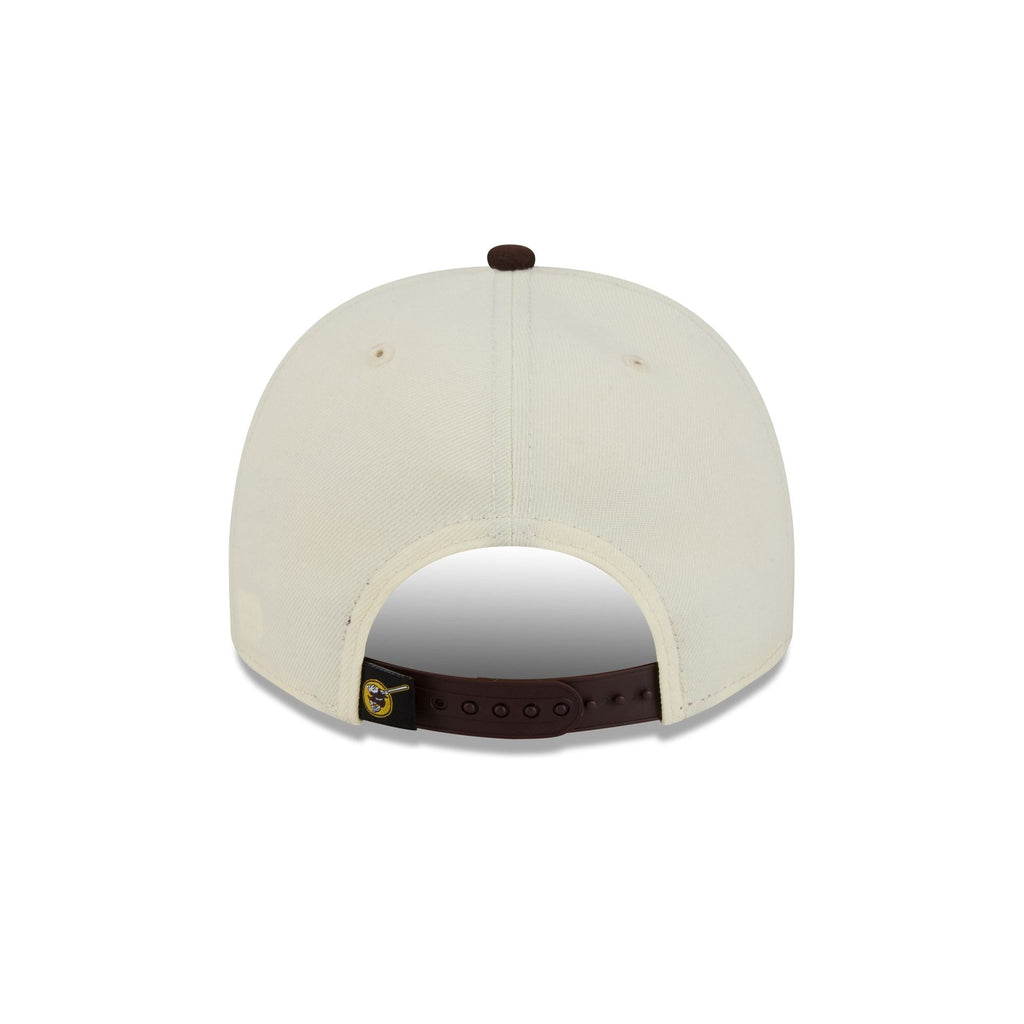 San Diego Padres Chrome White Classic 9FIFTY A-Frame Snapback Hat