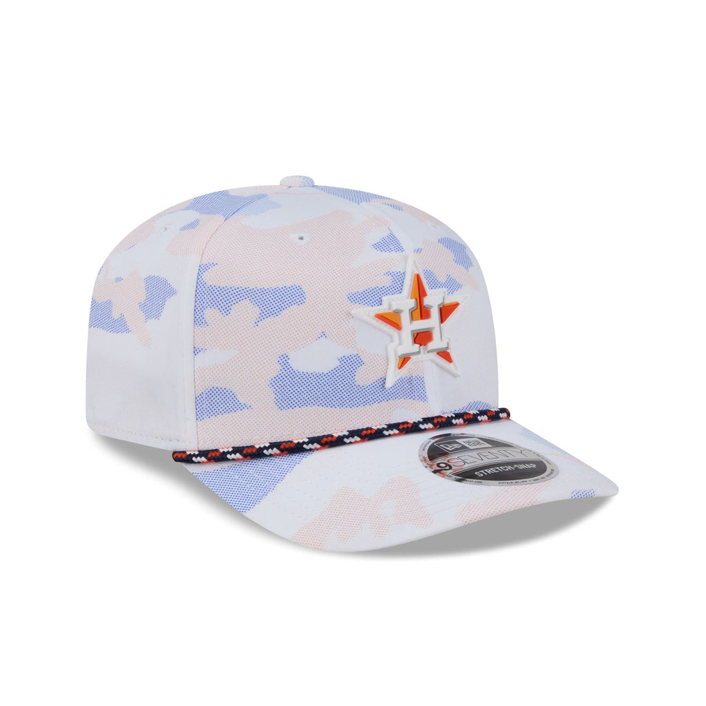 Houston Astros White Camo Performance Rope 9SEVENTY Stretch-Snap Hat
