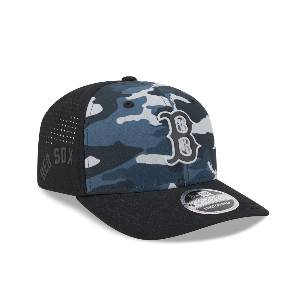 Boston Red Sox Black Camo Performance 9SEVENTY Stretch-Snap Hat