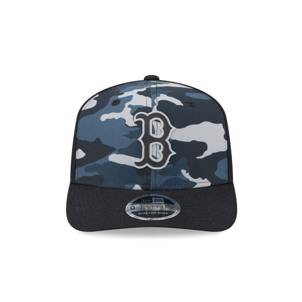 Boston Red Sox Black Camo Performance 9SEVENTY Stretch-Snap Hat