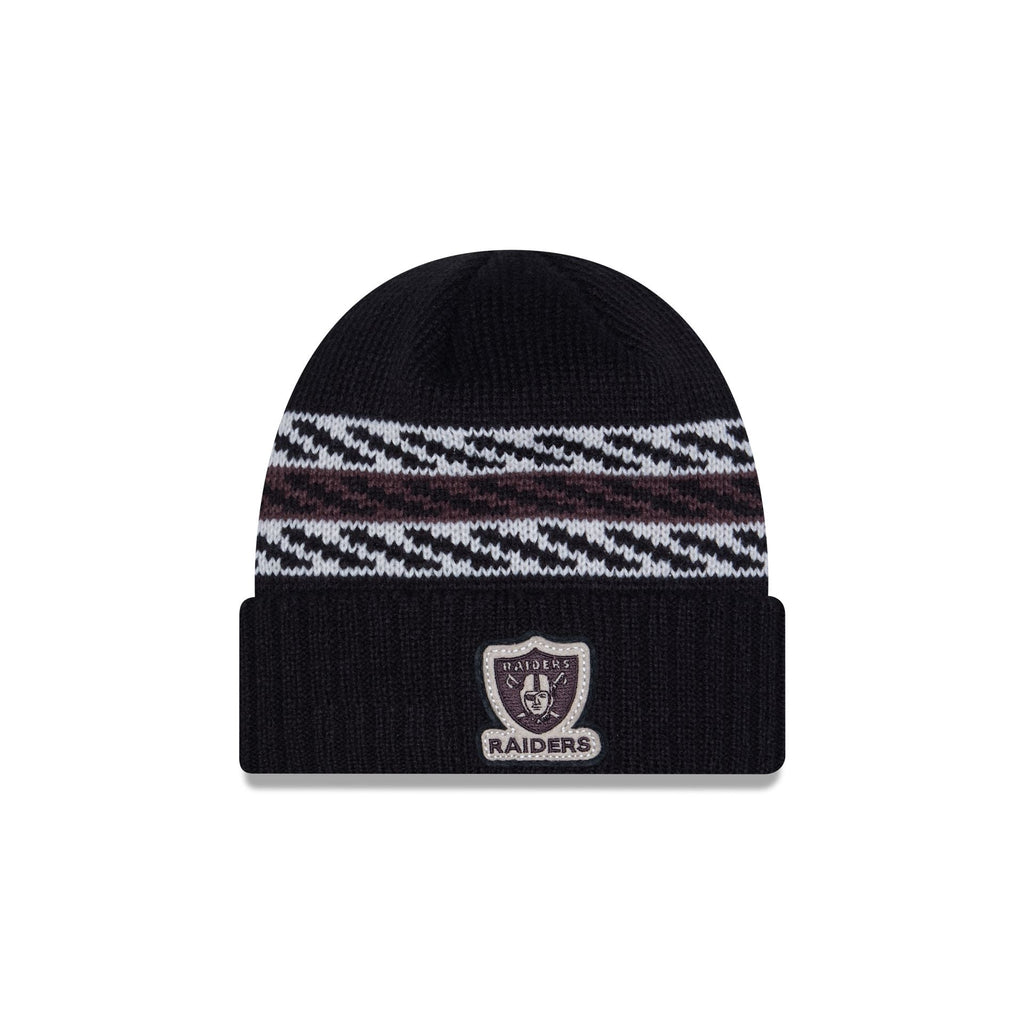Las Vegas Raiders Quilted Cuff Knit Hat