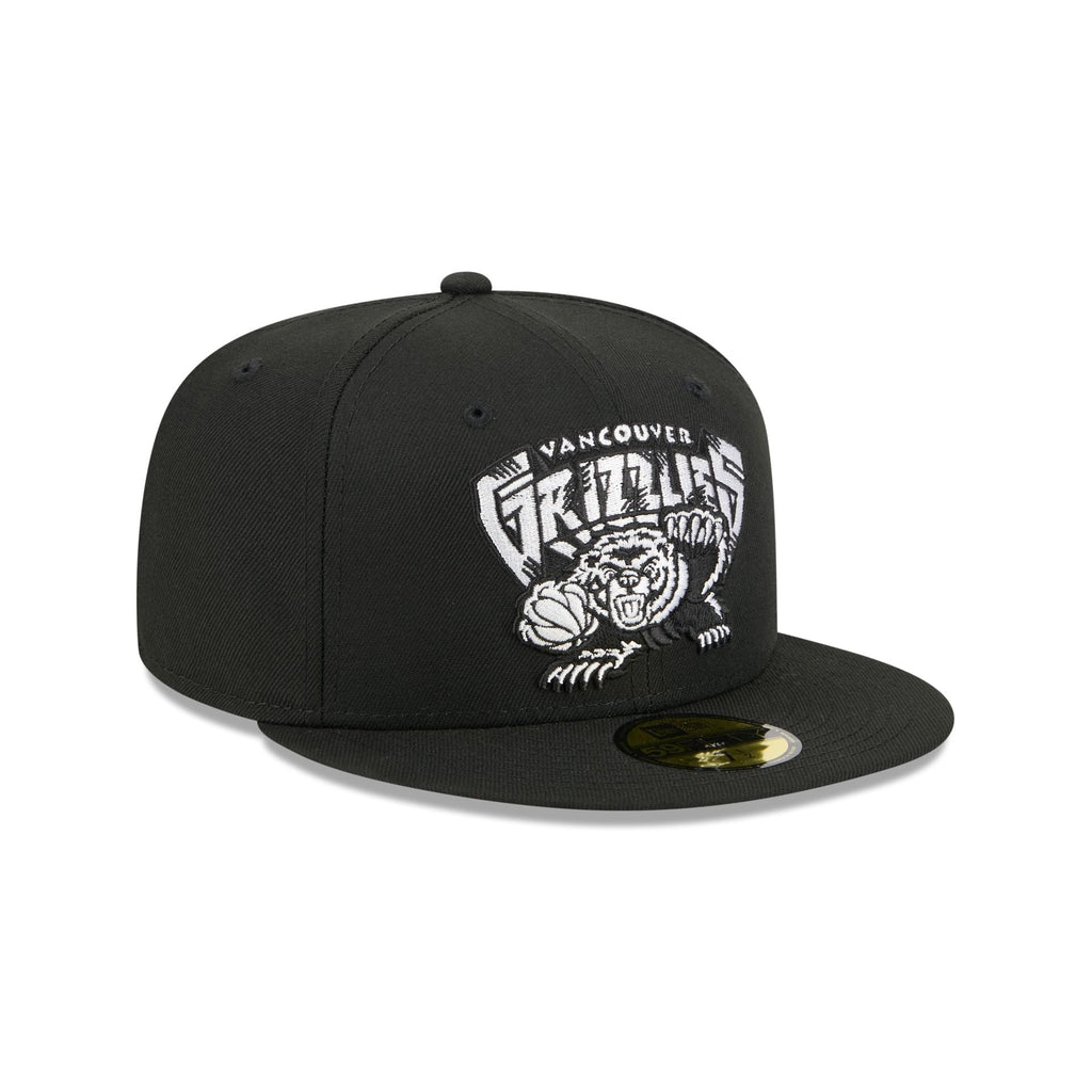 Vancouver Grizzlies 1995-2001 Hardwood Classics Black 59FIFTY Fitted Hat