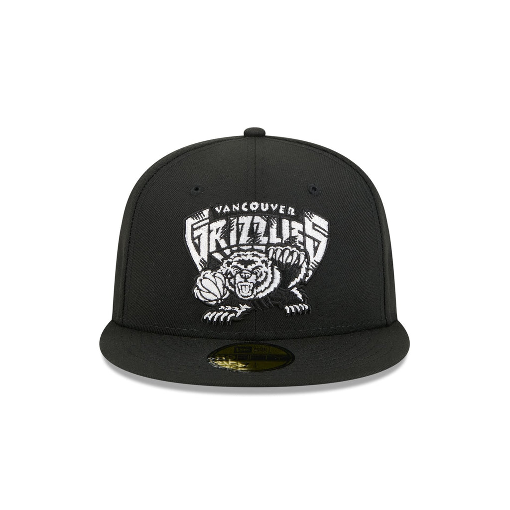Vancouver Grizzlies 1995-2001 Hardwood Classics Black 59FIFTY Fitted Hat
