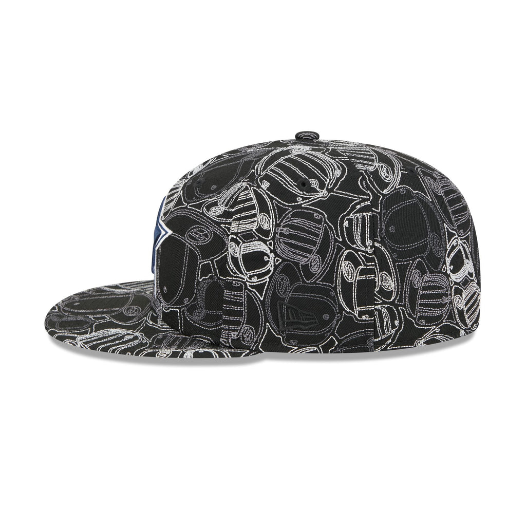 Dallas Cowboys Cap Scramble 59FIFTY Fitted Hat