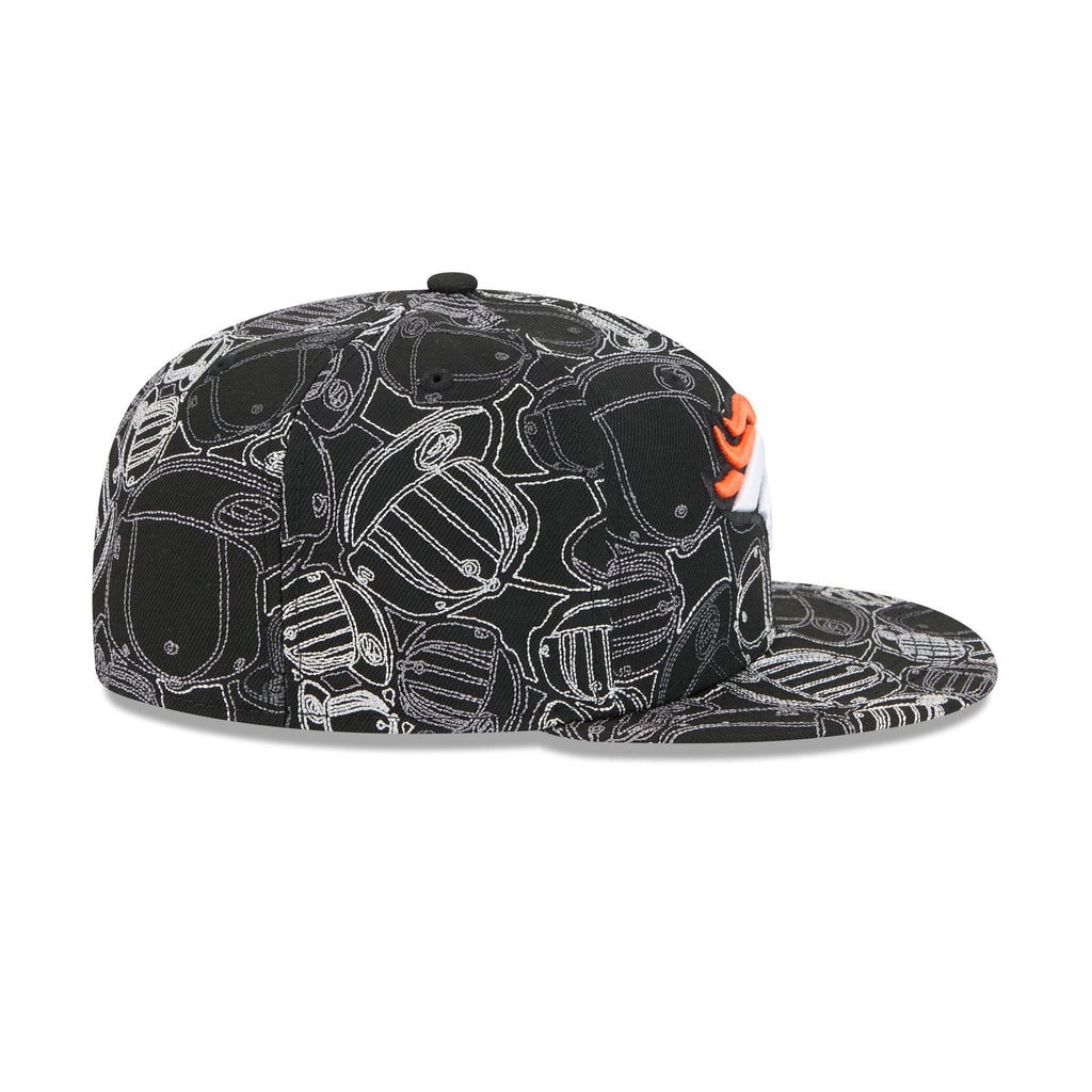 Denver Broncos Cap Scramble 59FIFTY Fitted Hat