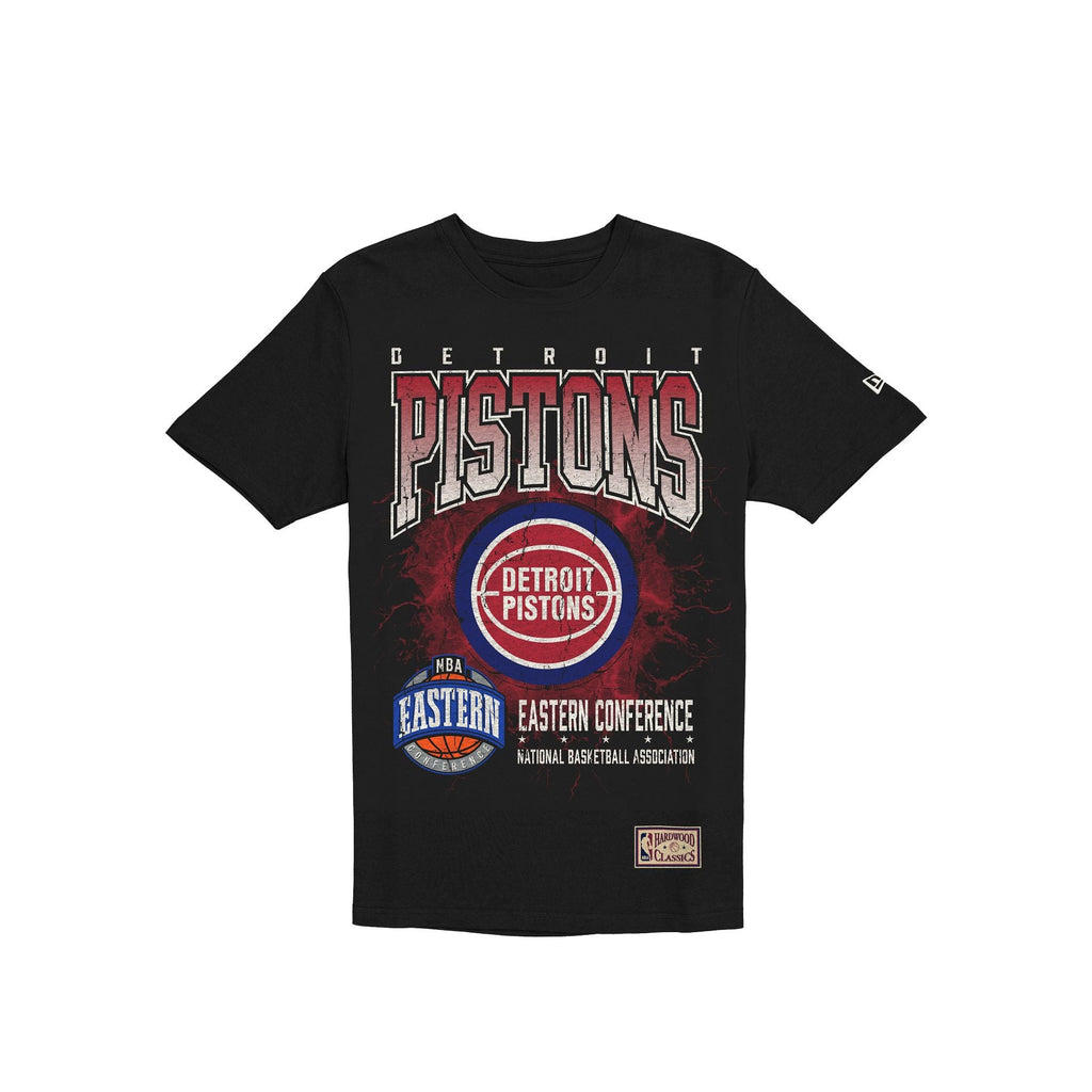 Detroit Pistons 1978-1995 Hardwood Classics Black T-Shirt