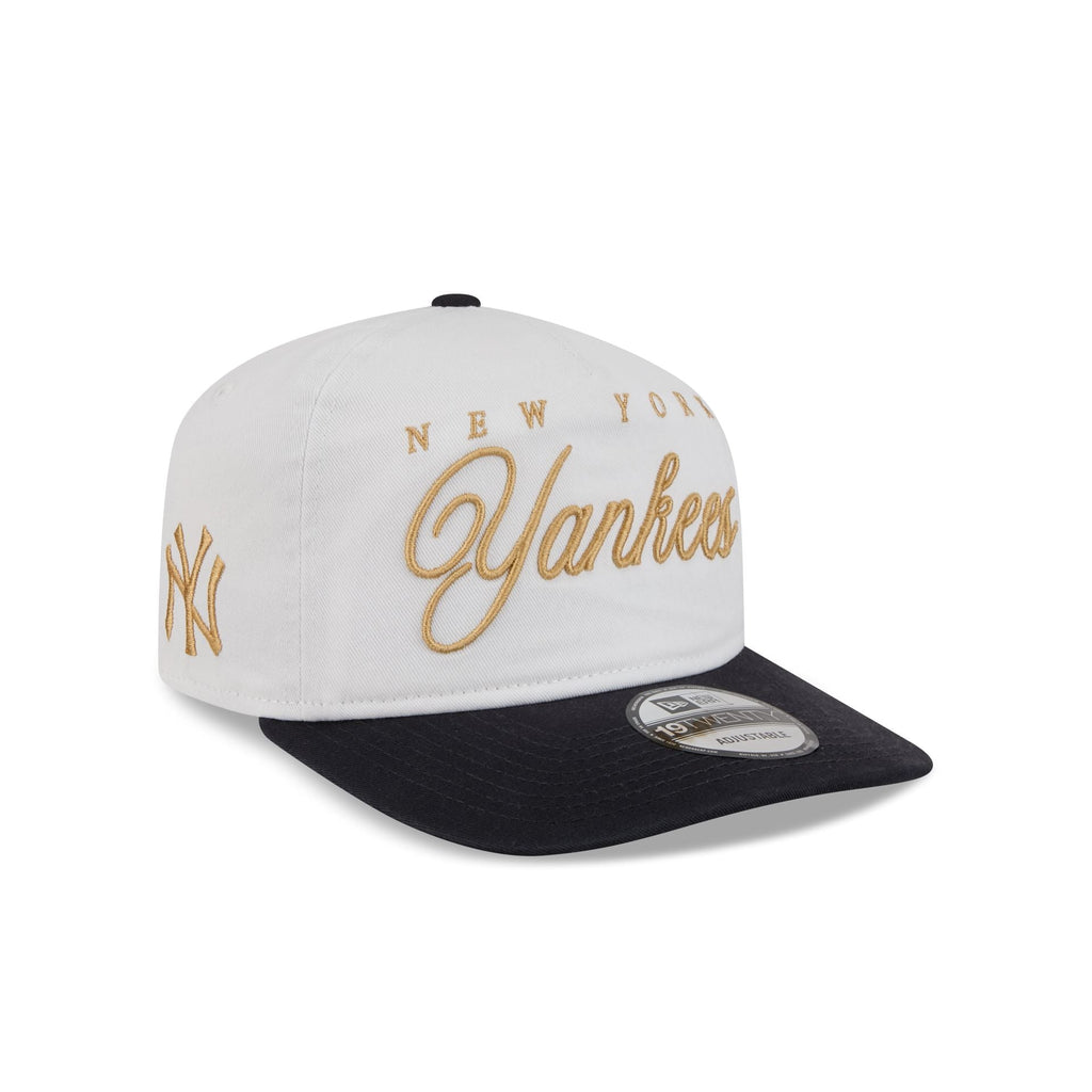 New York Yankees Gold Scripted 19TWENTY Adjustable Hat