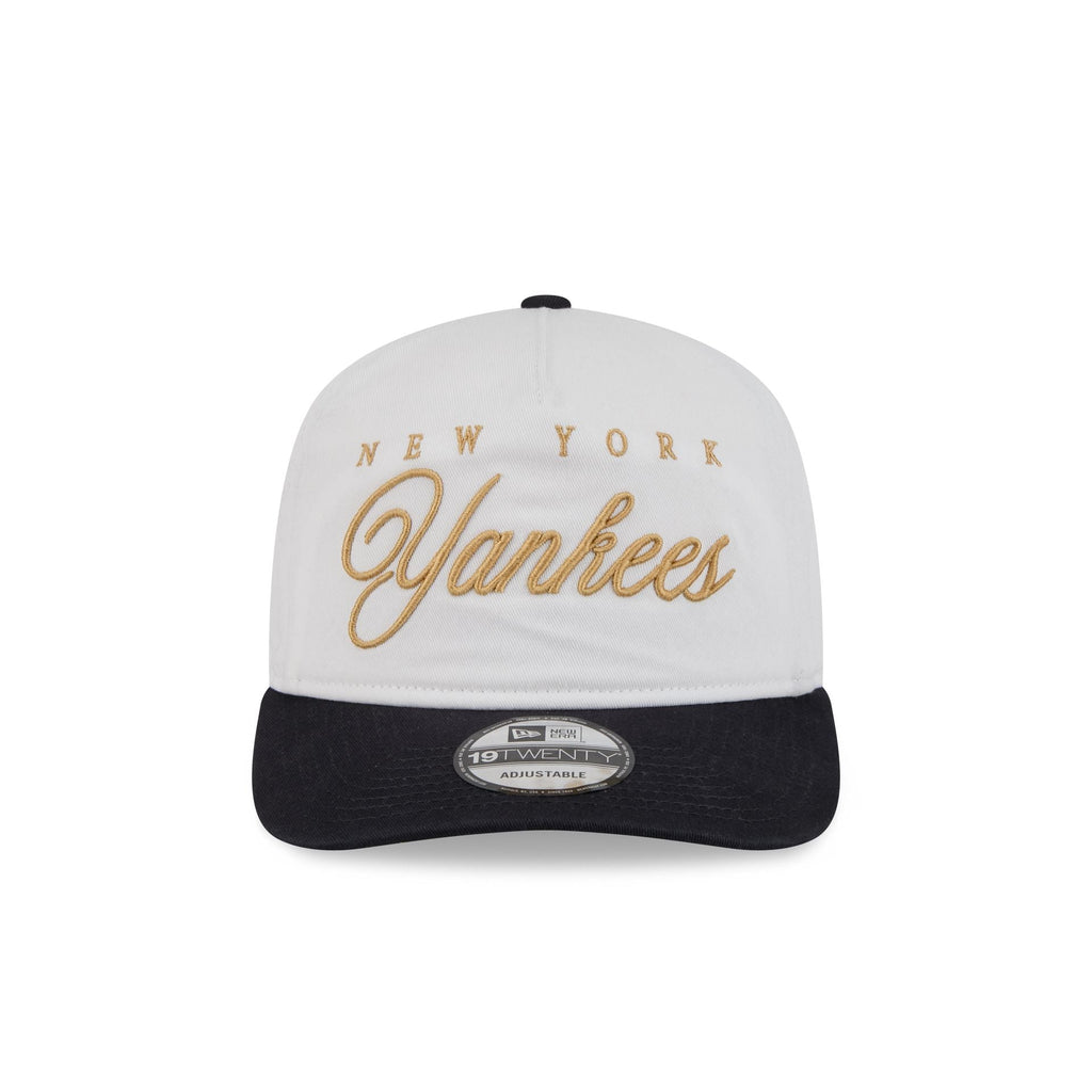 New York Yankees Gold Scripted 19TWENTY Adjustable Hat