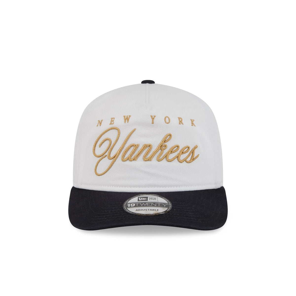 New York Yankees Gold Scripted 19TWENTY Adjustable Hat