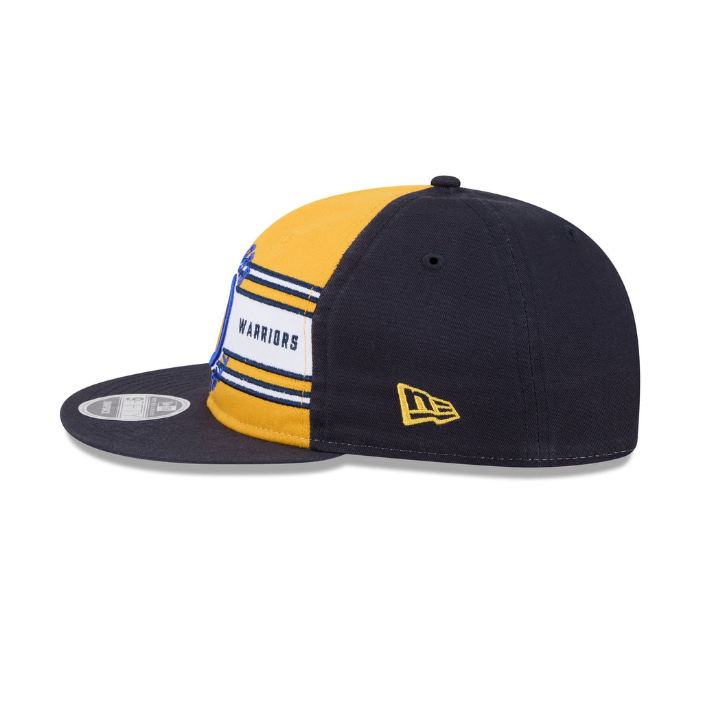 Golden State Warriors Team Stripes Retro Crown 9FIFTY Snapback Hat
