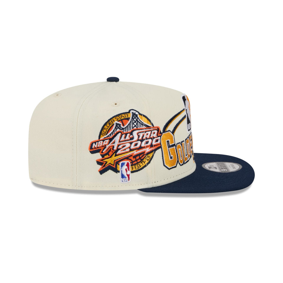 Golden State Warriors Hardwood Classics 2000 All-Star Game 9FIFTY A-Frame Snapback Hat
